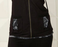 Angel Apparel - Hooded Zip Up Vest