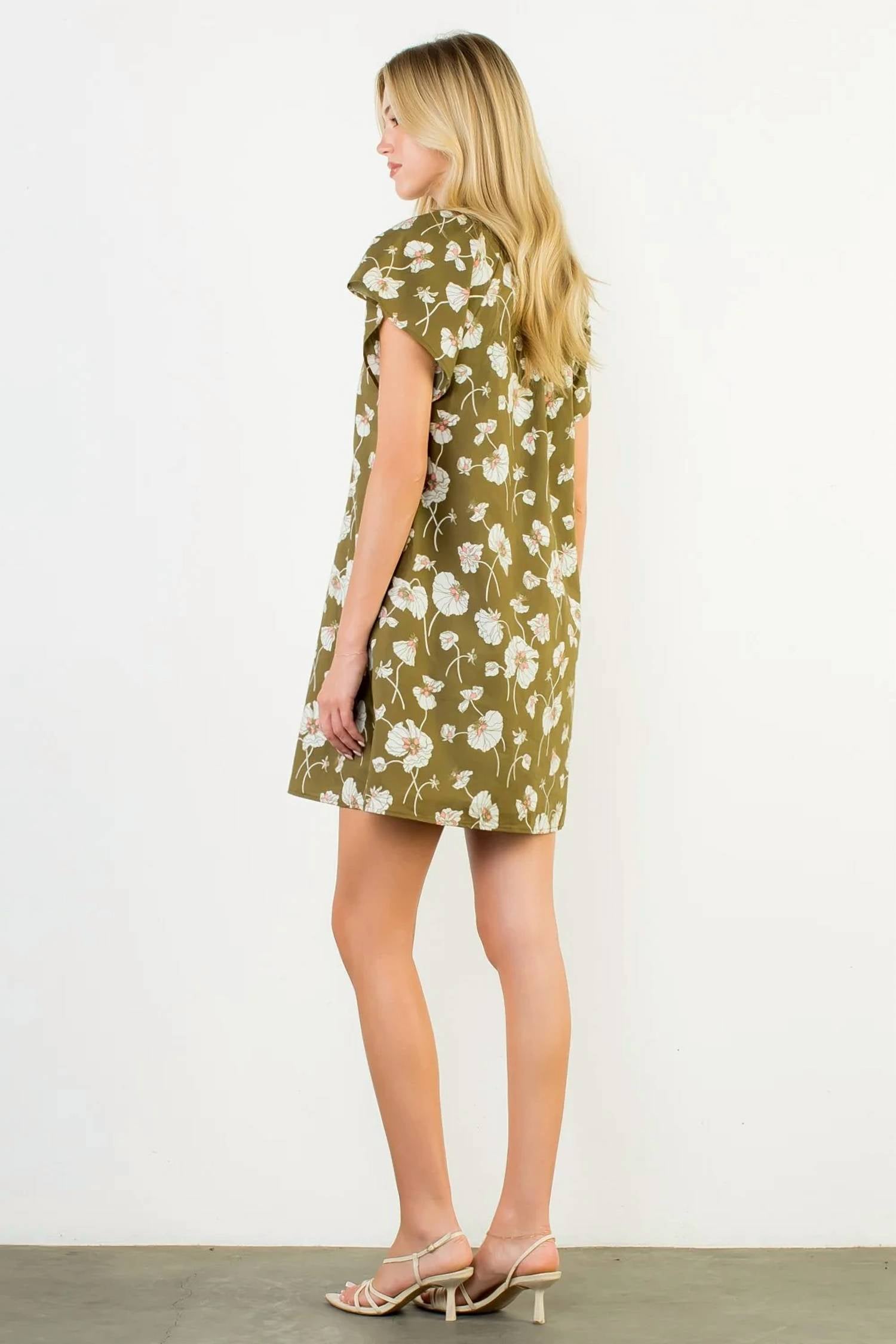 Thml - Floral V-neck Dress
