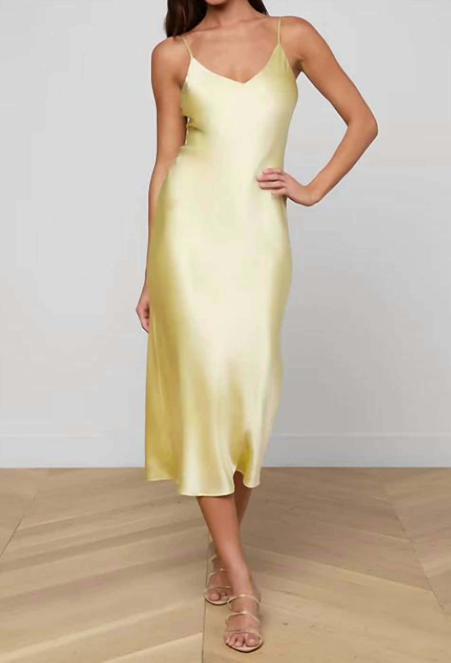L'Agence - SERIDIE SILK SLIP DRESS