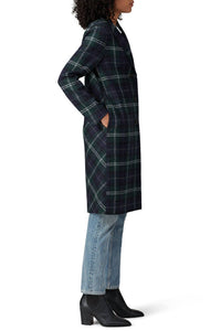 Harris Wharf - Tartan Wool Overcoat