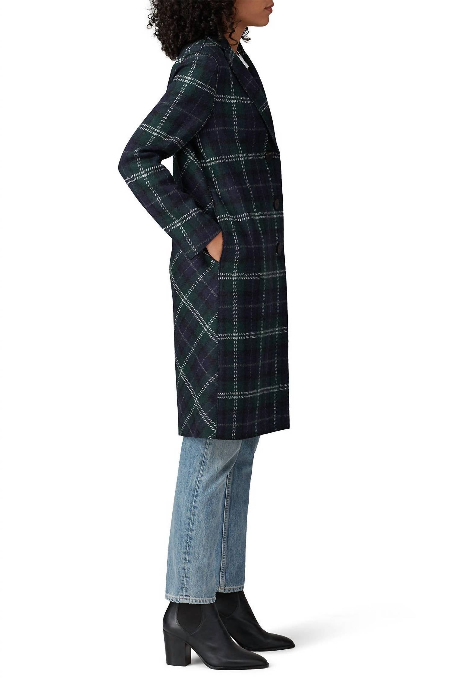 Harris Wharf - Tartan Wool Overcoat