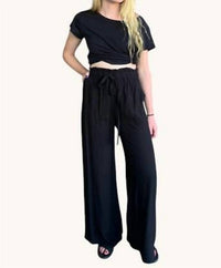 Tysa - High-waisted Travel Pant
