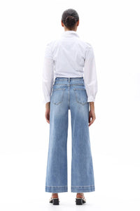 Bayeas - High Rise Wide Leg Jean