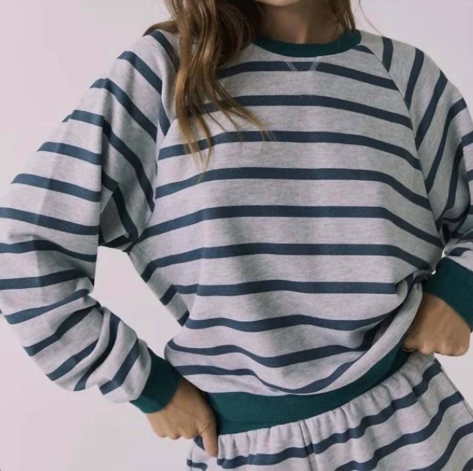 Chaser - Resort Stripe Long Sleeve Top