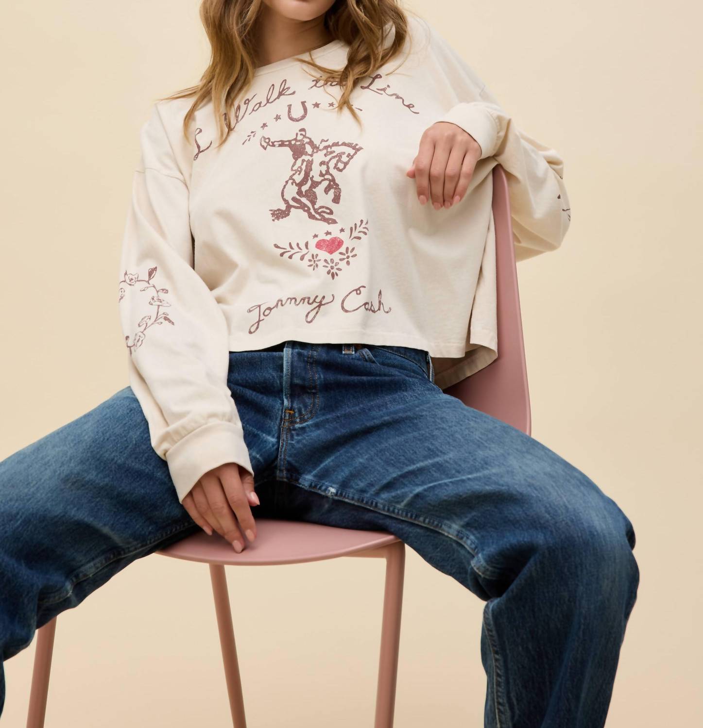 Daydreamer - Johnny Cash Walk The Line Meet and Greet Long Sleeve Tee