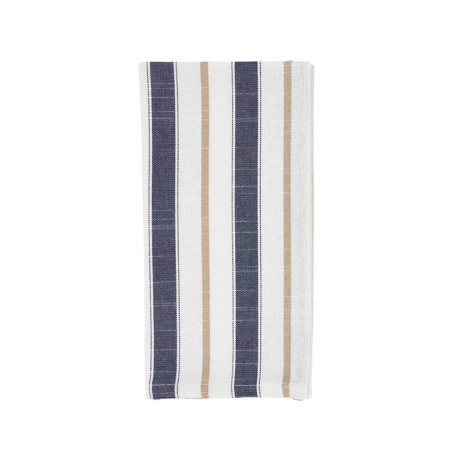 Saro Lifestyle - Modern Striped Napkins 20"x20" - Set Of 4