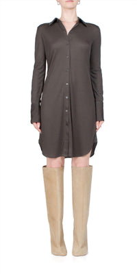 Helmut Lang - Ribbed Shirt Dress