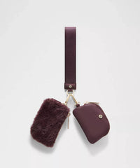 Lululemon - Women's Dual Pouch Plush Fleece Wristlet