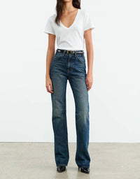 Nili Lotan - Joan High-rise Straight Leg Jean