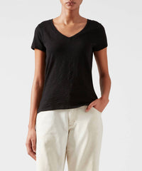 Atm - Slub Jersey Schoolboy V-neck Tee