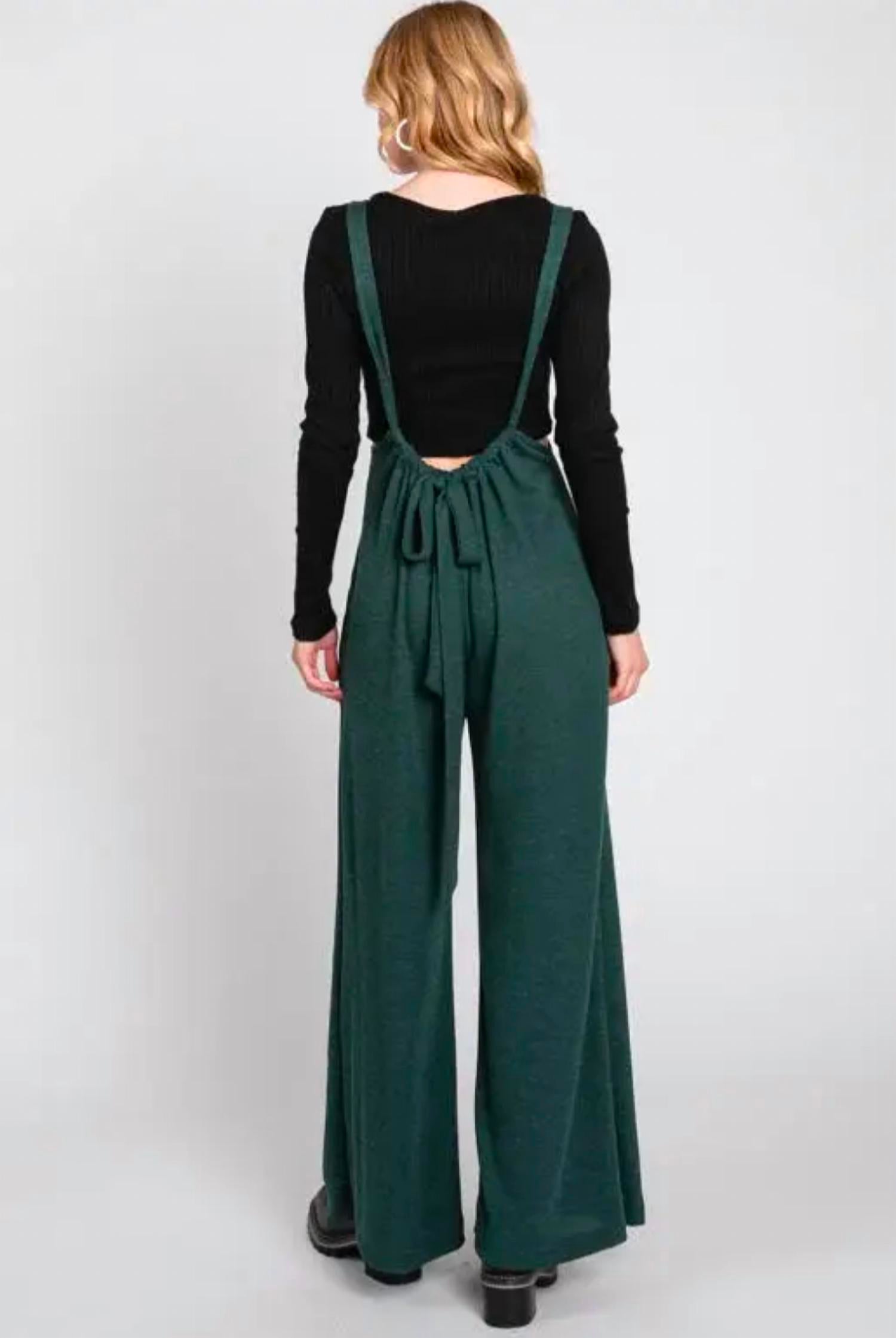 Final Touch - Knit Suspender Jumpsuit