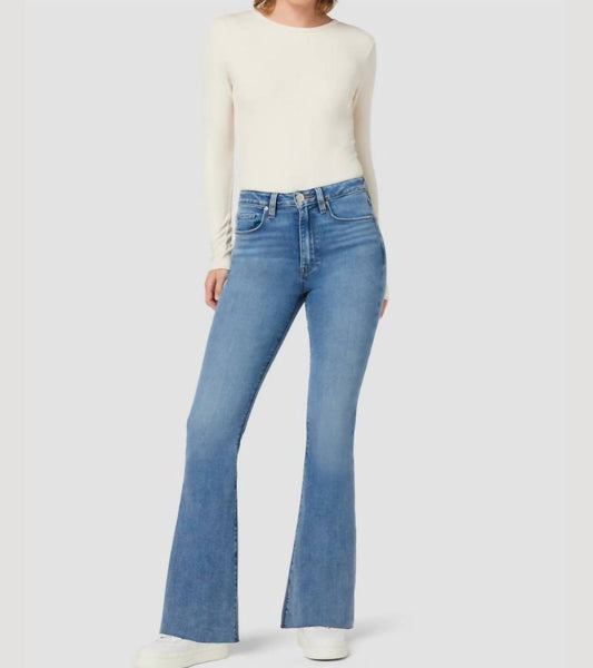 Hudson - Holly High Rise Flare Barefoot Jeans