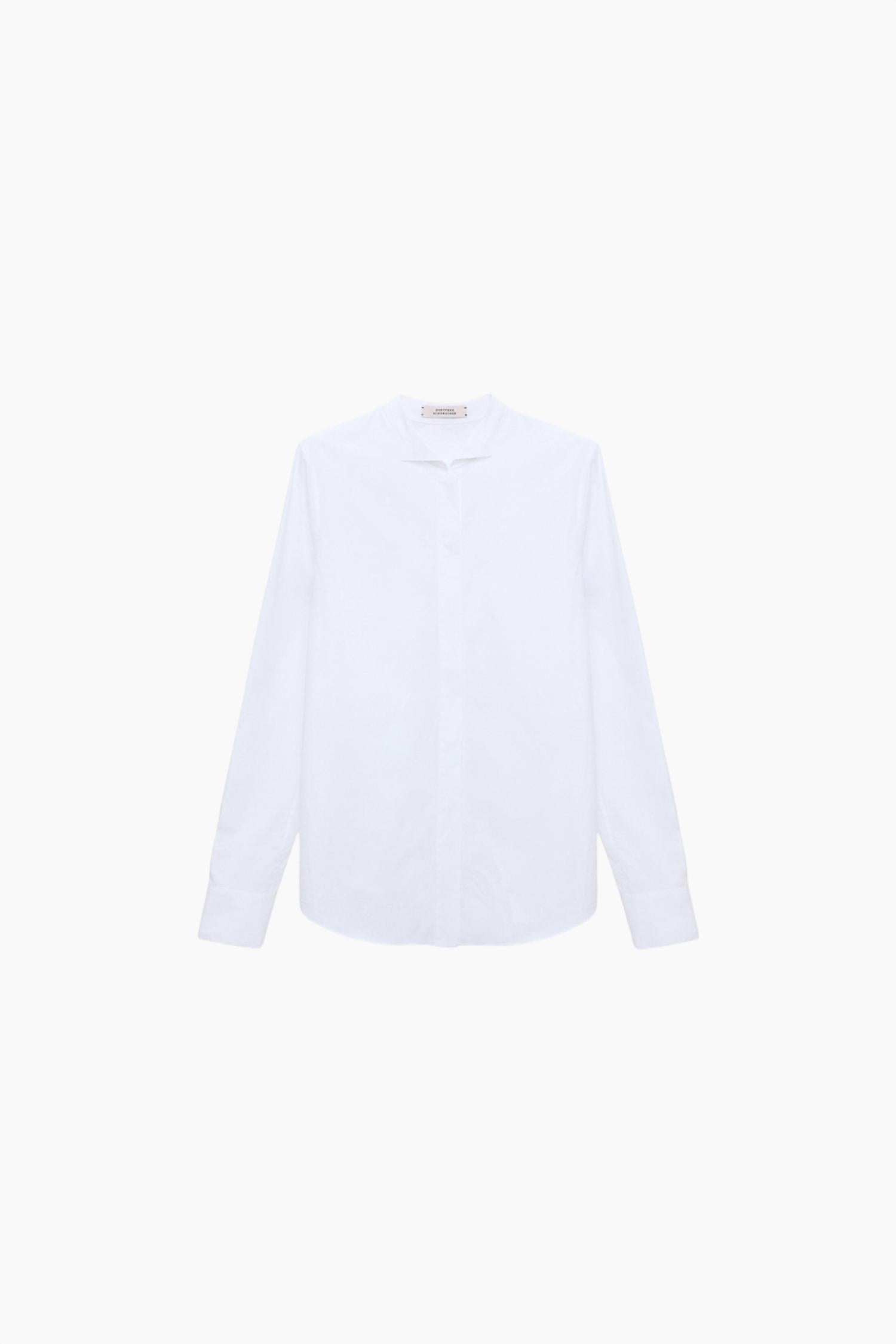 DOROTHEE SCHUMACHER Pure Power Shirt in white lilac - women's shirt - view 4