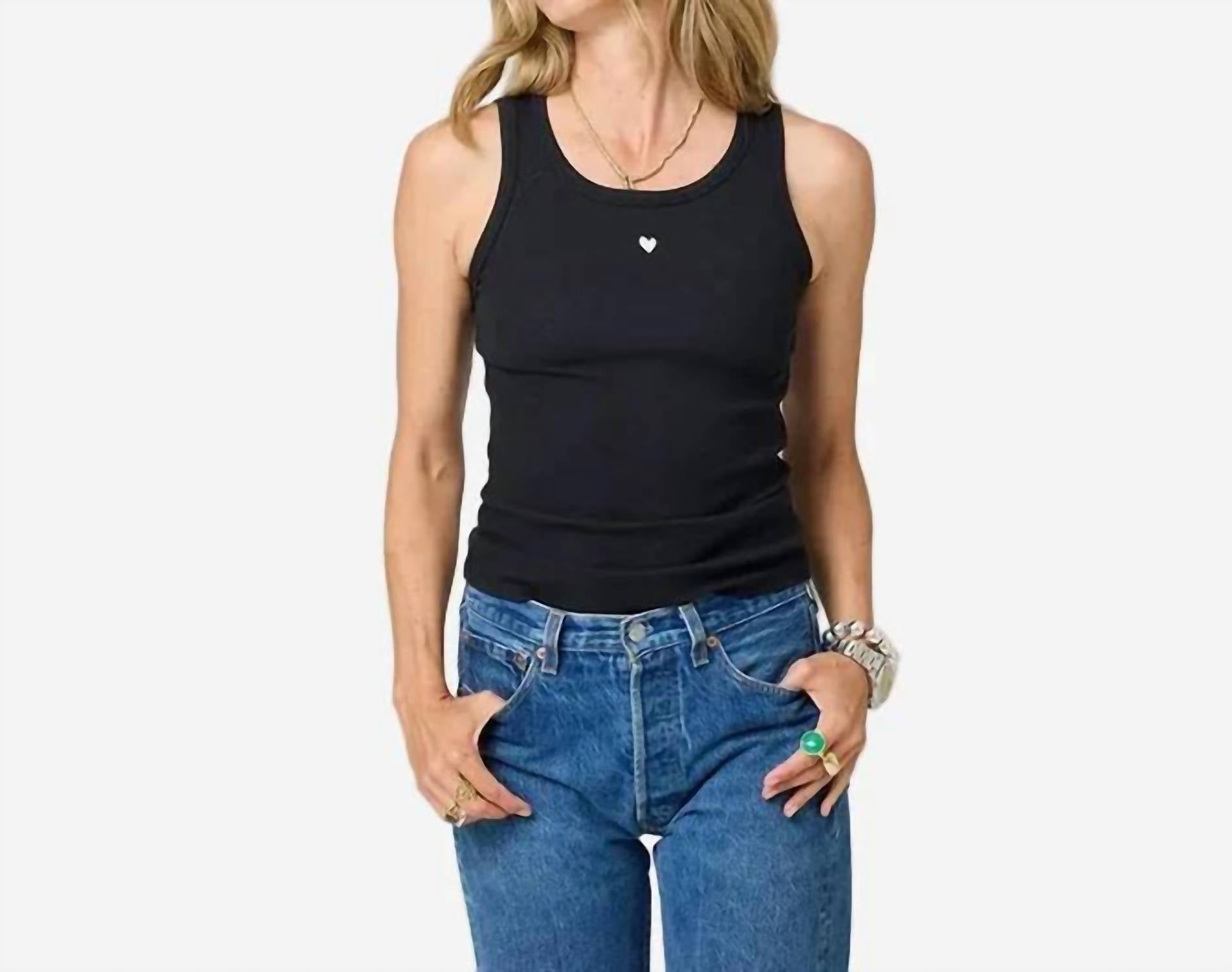 Kerri Rosenthal - Embroidered Tank Top