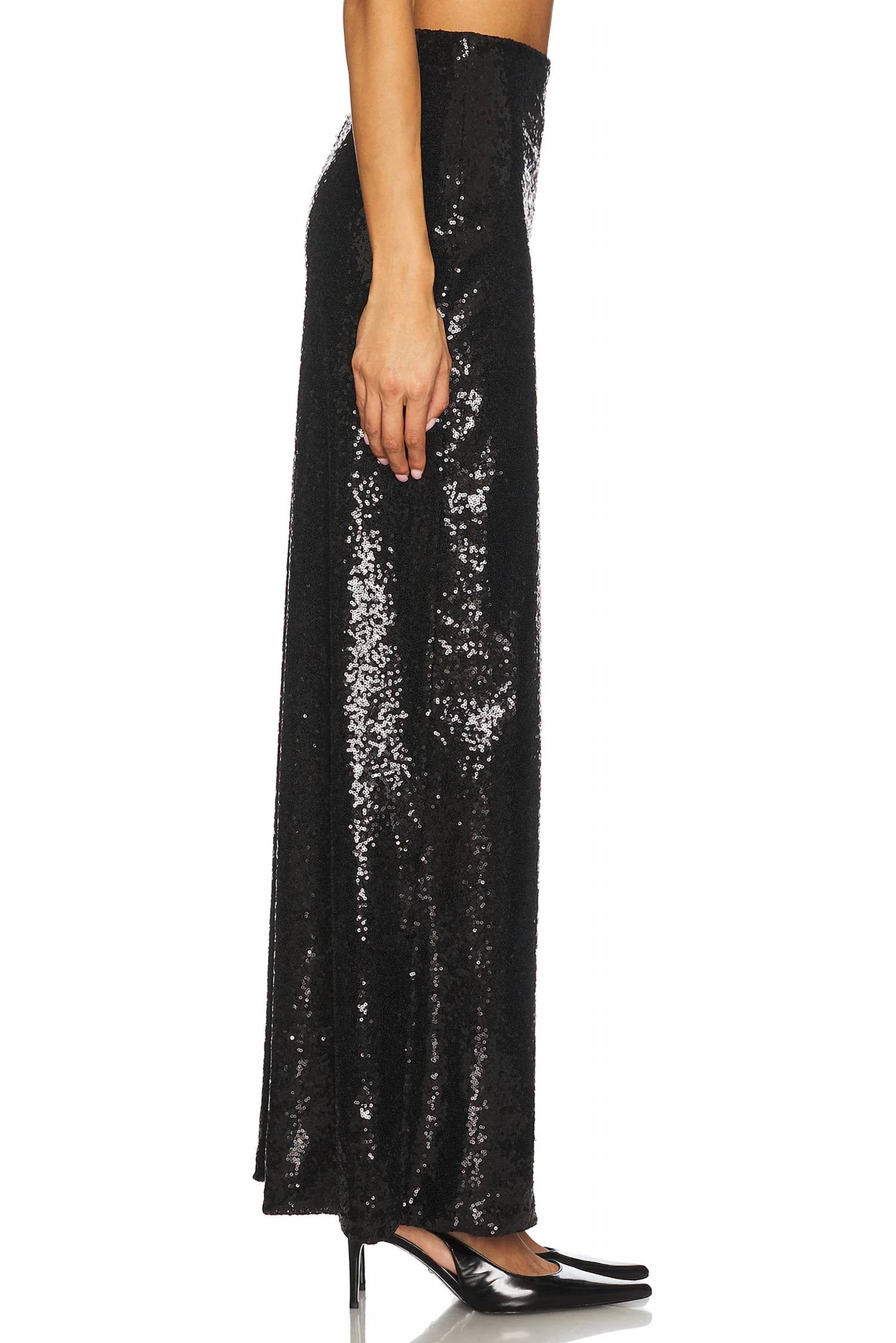 Ripley Rader - Sequin Wide Leg Pant