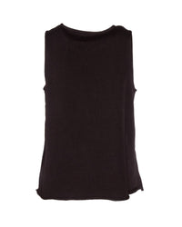 Eileen Fisher - Women's Crewneck Layering With Slits Tank Top