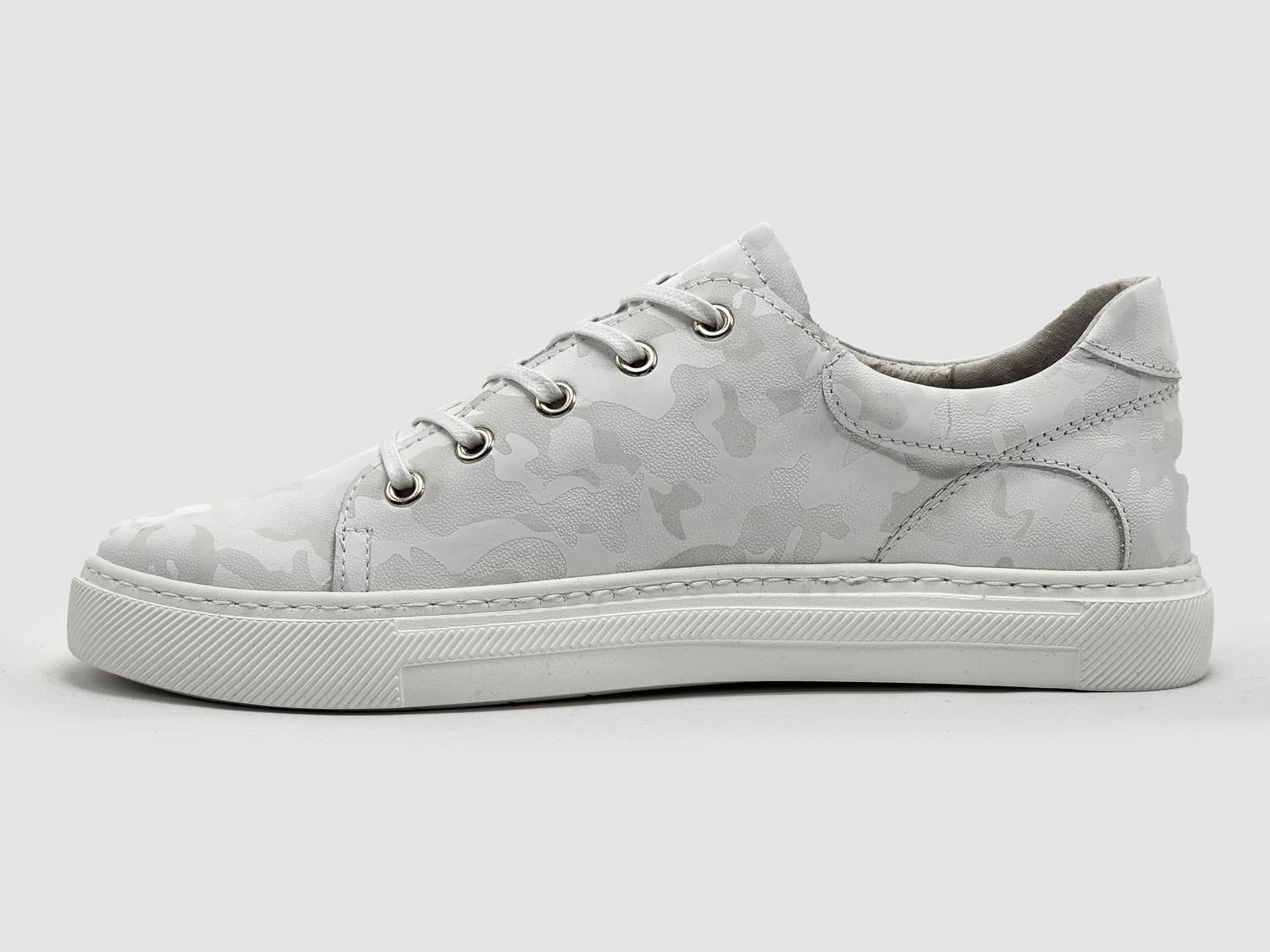 Kcr Group - Women's Classic Camo Leather Sneakers