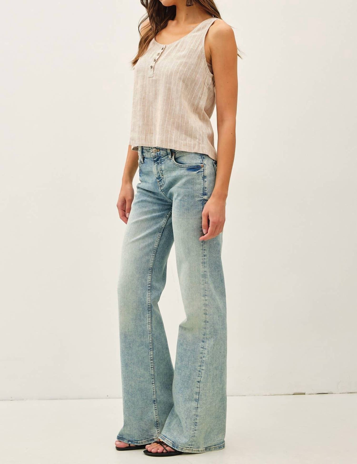 Be Cool - Victoria Linen Blend Tank Top