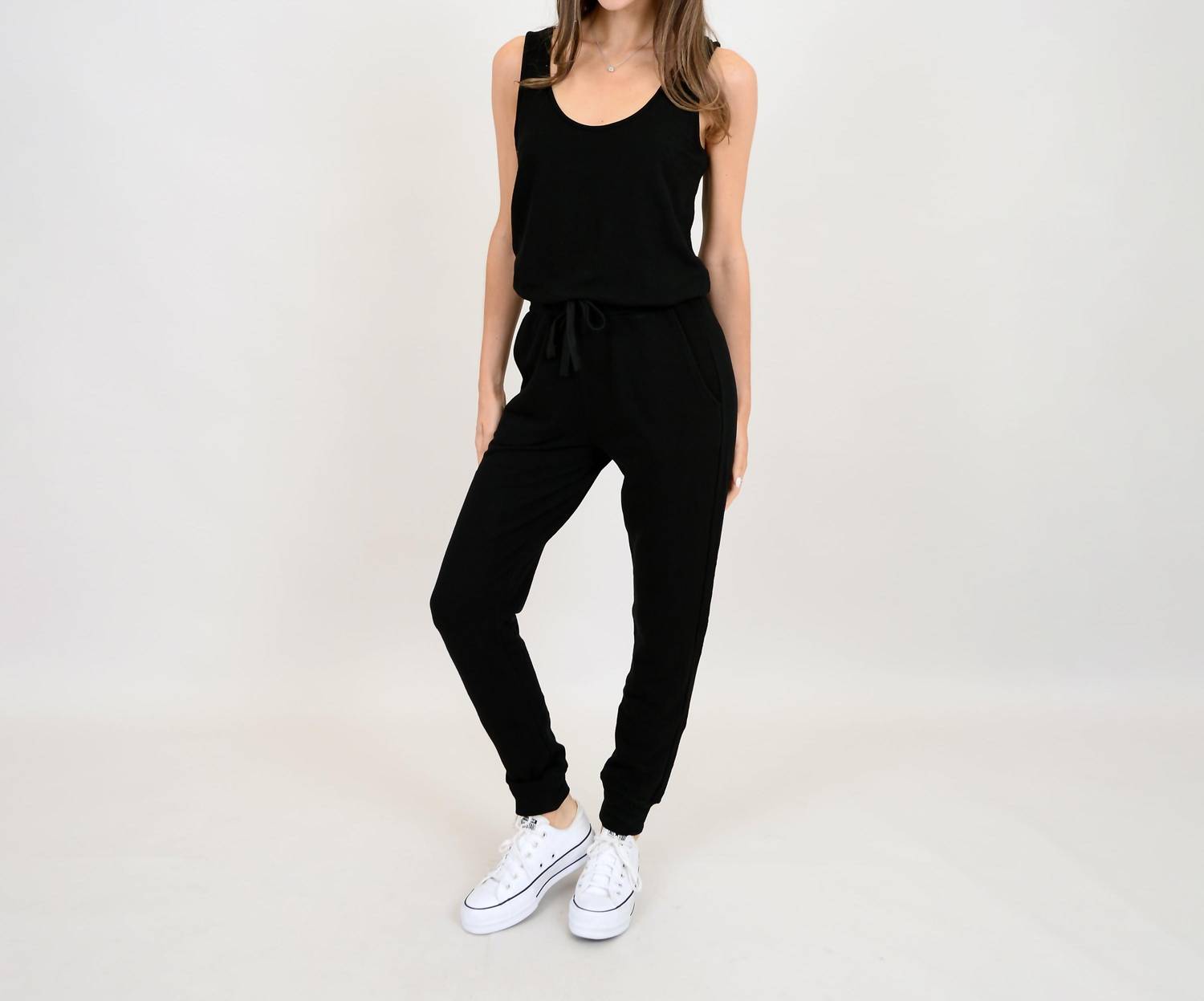 Rd Style - YOHNA SLUB TERRY TANK JUMPSUIT