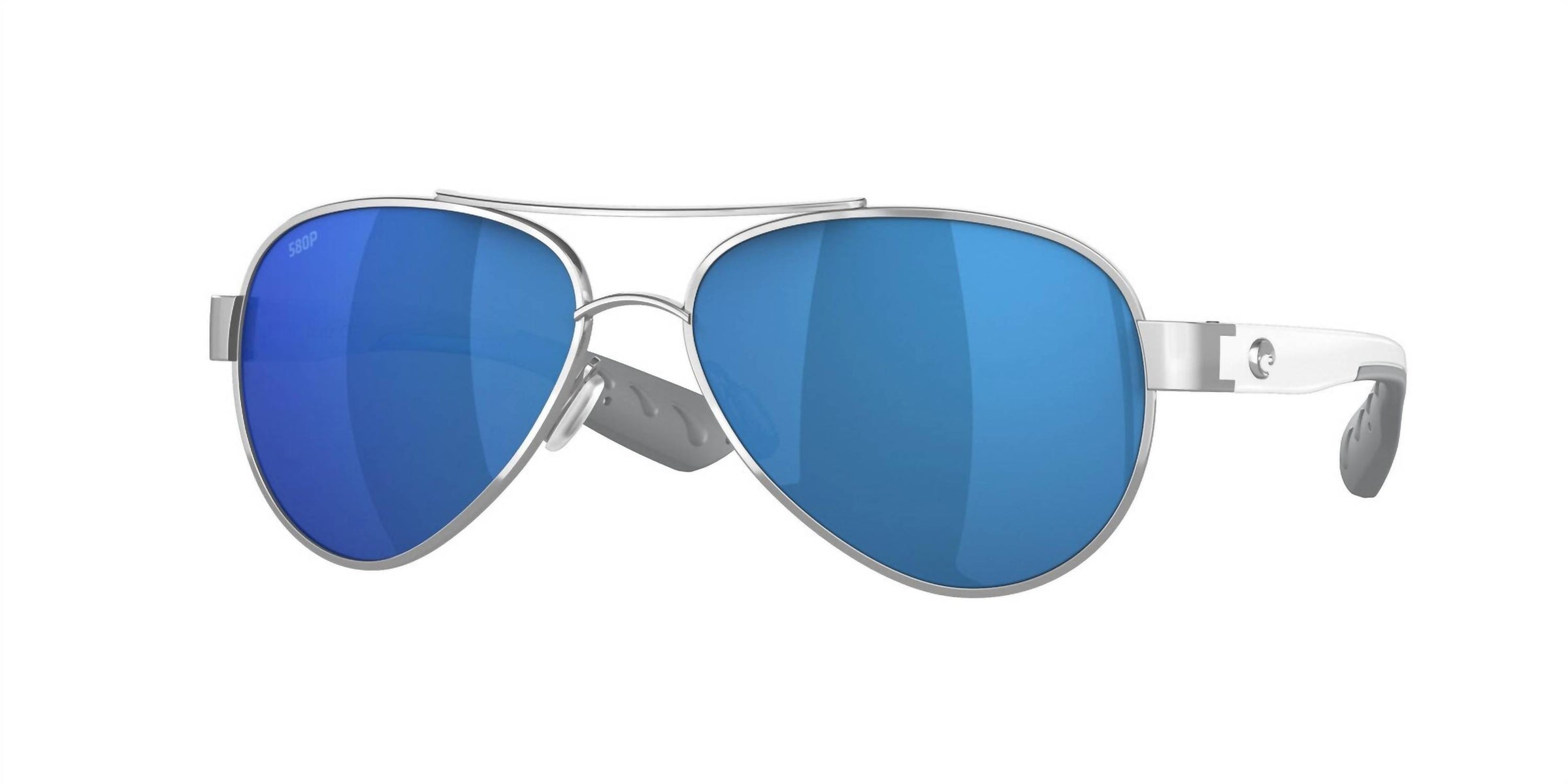 Costa Del Mar Women's Loreto Sunglasses in palladium gray blue mirro - women's accessory