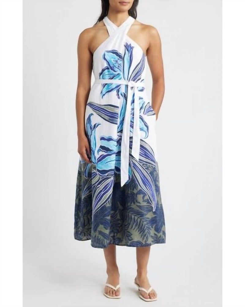 tommy bahama halter dress Leaf of Luxury Silk Halter Dress