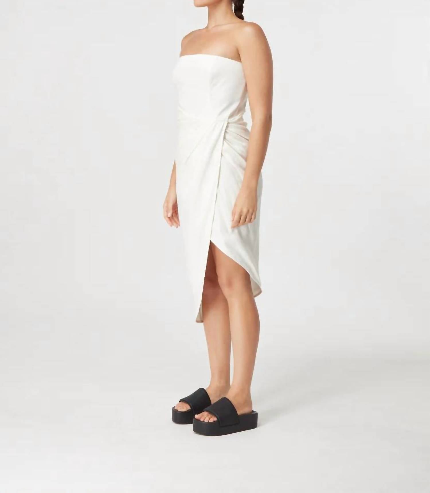 Lica Midi Linen Dress