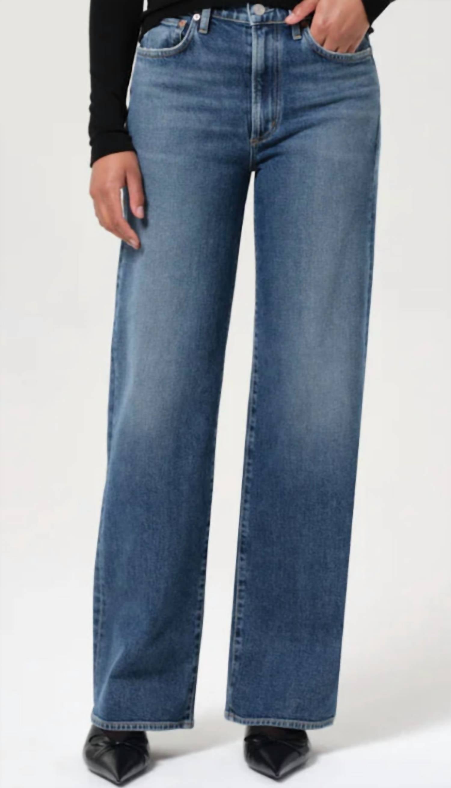 Agolde - Harper Mid Rise Relaxed Straight