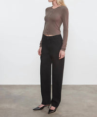 Enza Costa - Silk Rib Essential Cardigan