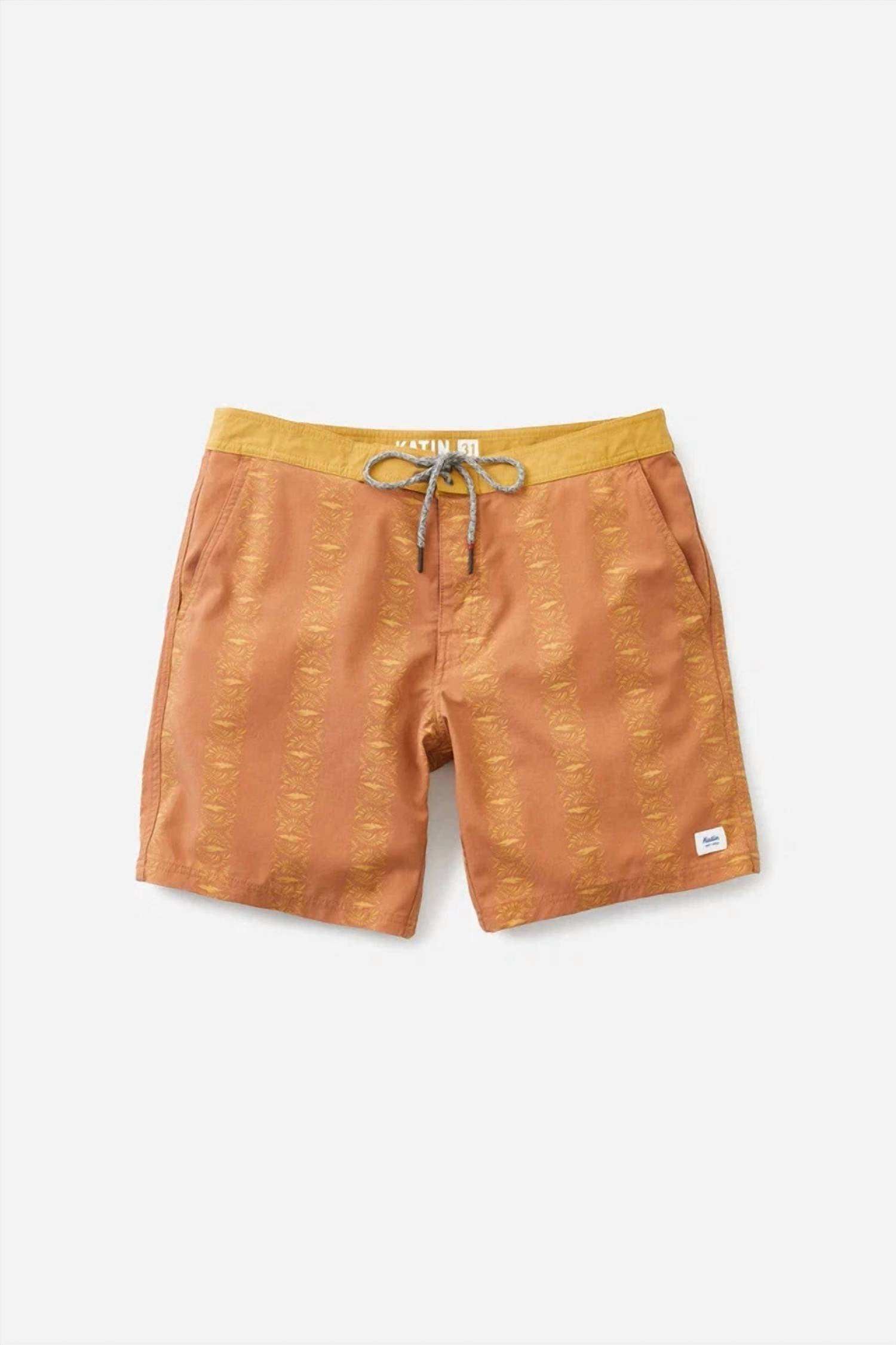 Katin Men's Dove Trunk in mineral red - men's swimwear - view 4