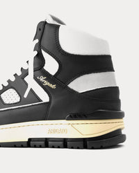 Axel Arigato Men's Sneaker Area Hi Leather High-top Sneakers in black white - men's sneaker - detail view