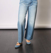 Mother - Lil Dodger Button Sneak Straight Jeans