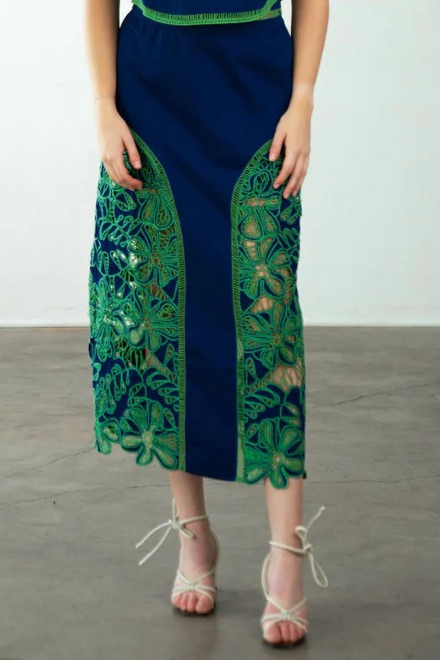 Never A Wallflower - Palermo Midi Skirt