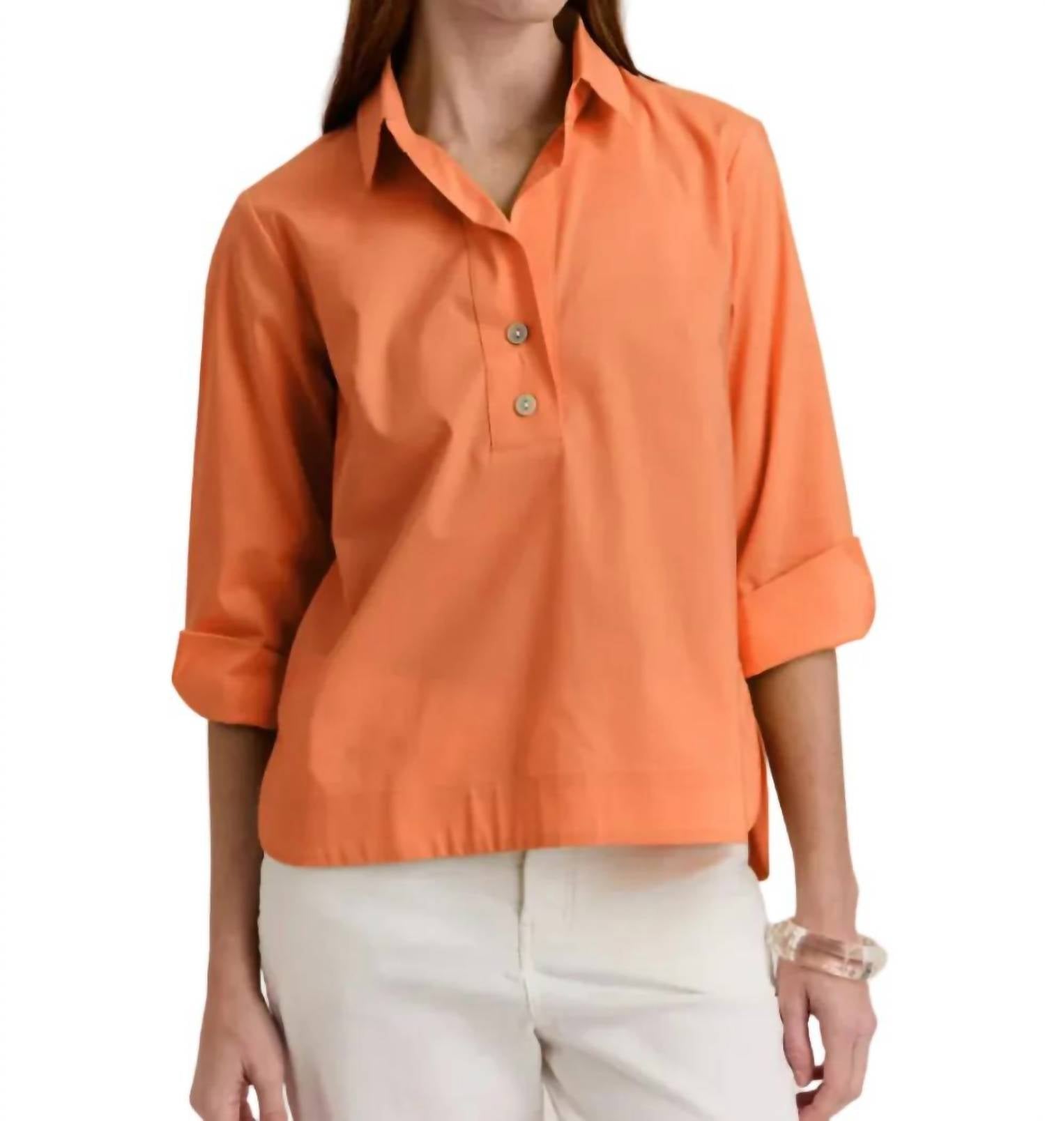 Hinson Wu - Aileen Button Back Blouse