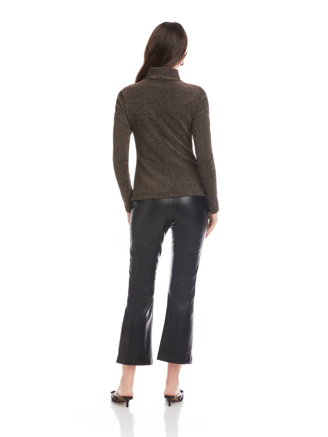 Fifteen Twenty - Adina Crossover Turtleneck Top
