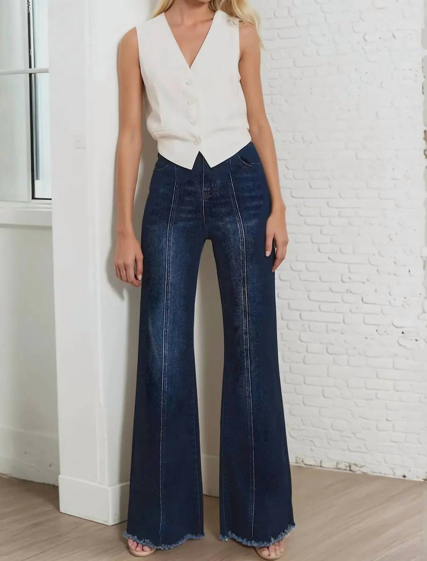 Wisteria Lane - Wide Leg Palazzo Jeans