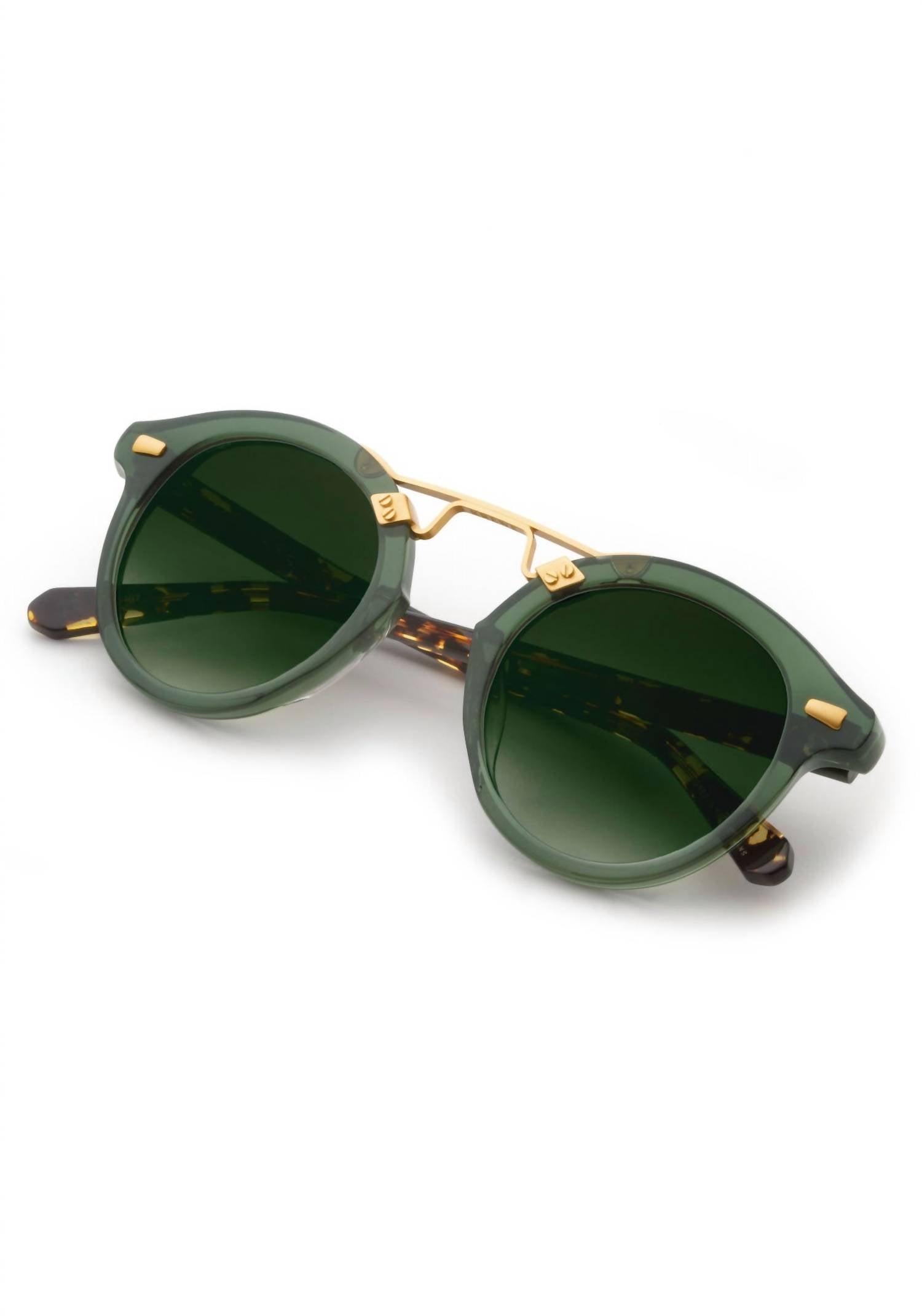 Krewe - Unisex Stl Ii Round Polarized Sunglasses