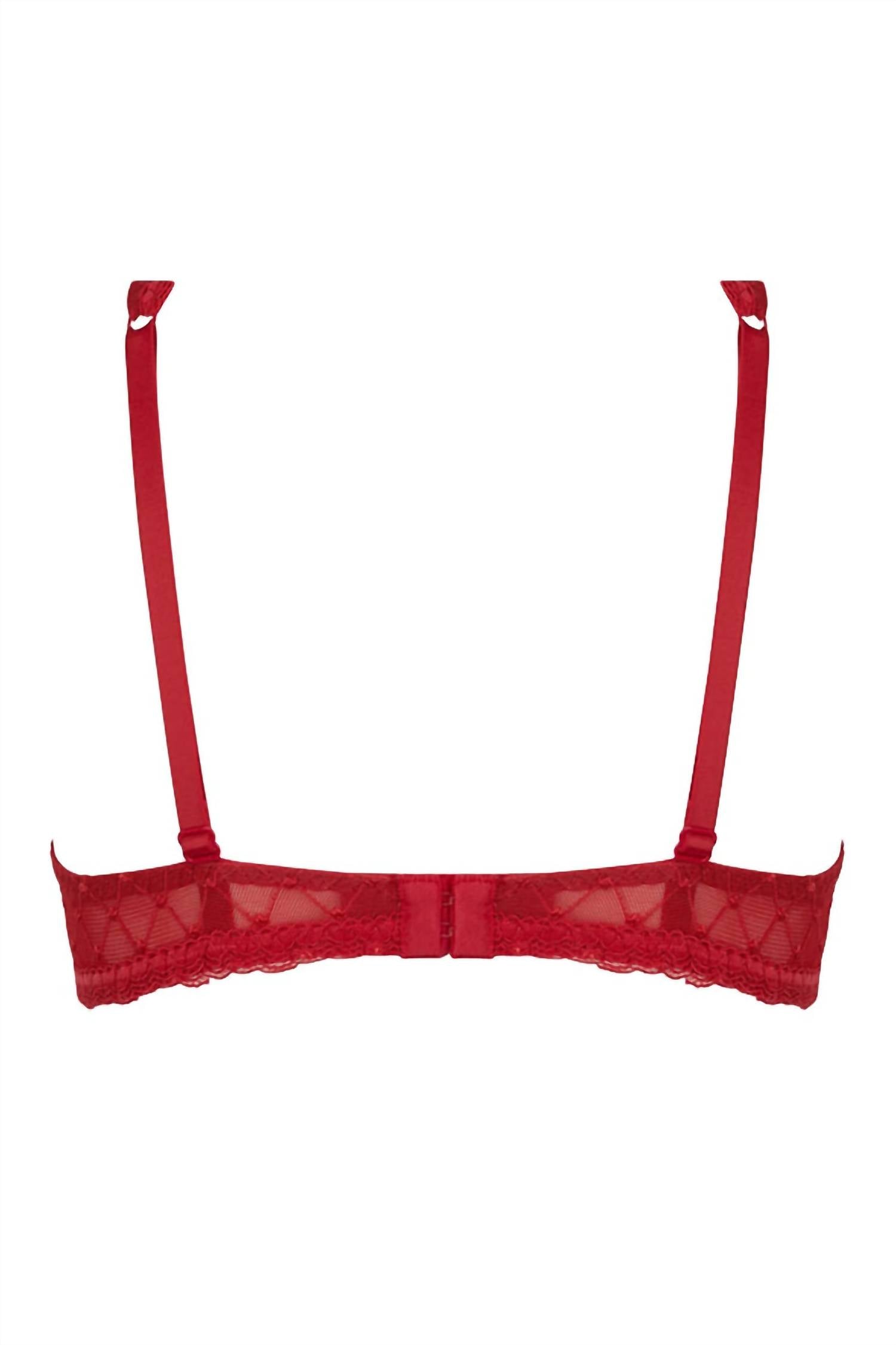 Antigel Boudoir De Filles - Women's Padded Demi Cup Bra