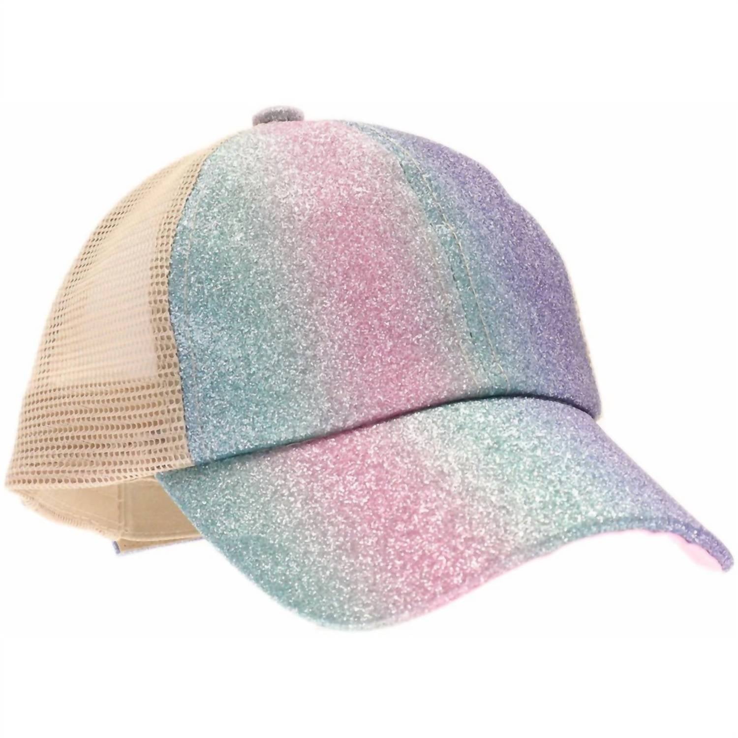 C.C - Kids Unicorn Criss Cross Ponytail Cap