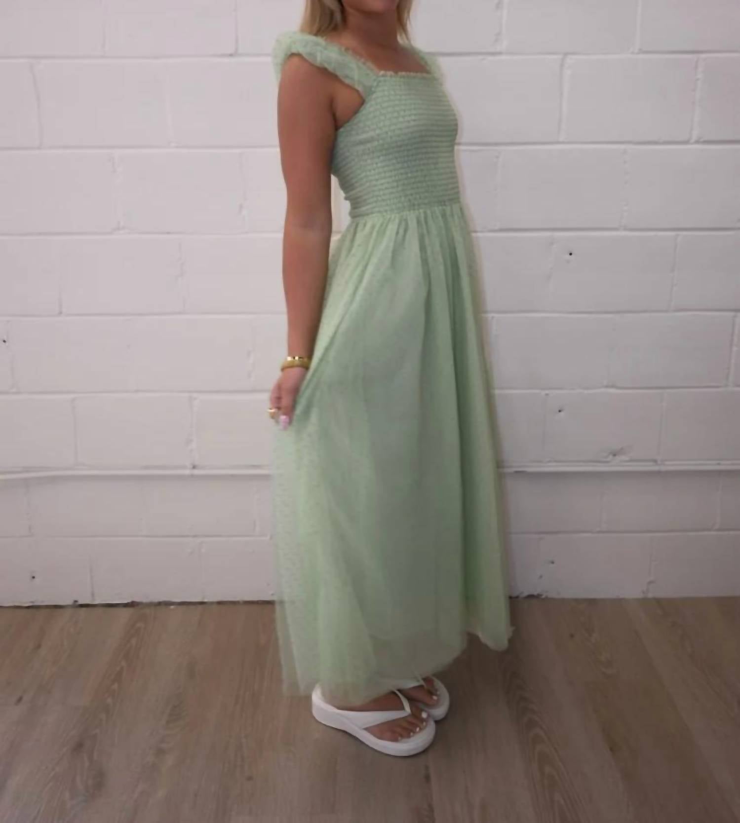 In-Loom - Dreamy Mesh Tulle Maxi Dress