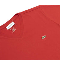 Lacoste - Men's Standard Short Sleeve Pima V-neck Tee