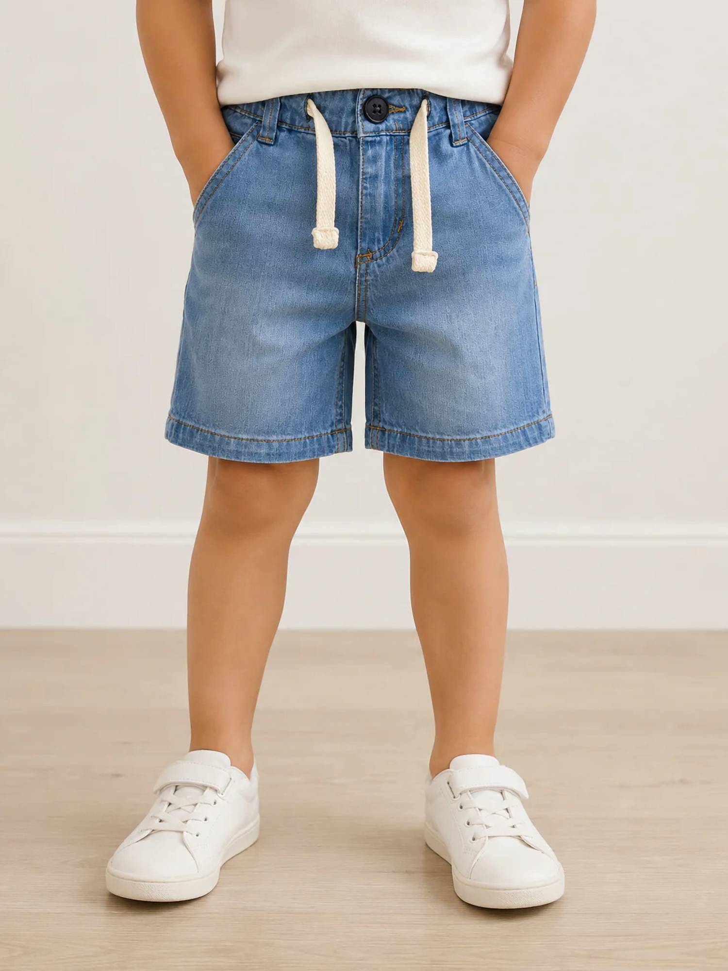 Losan - Boy's Denim Short With Drawstring