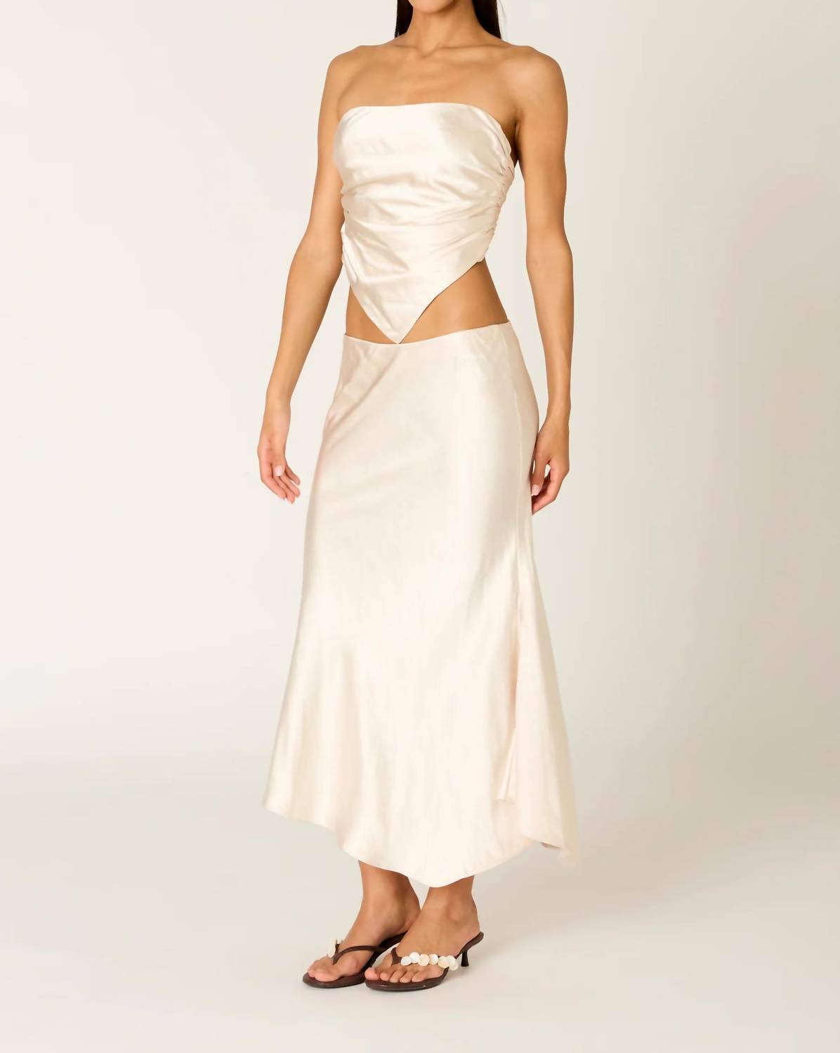 Nia - Giacomo Strapless Top