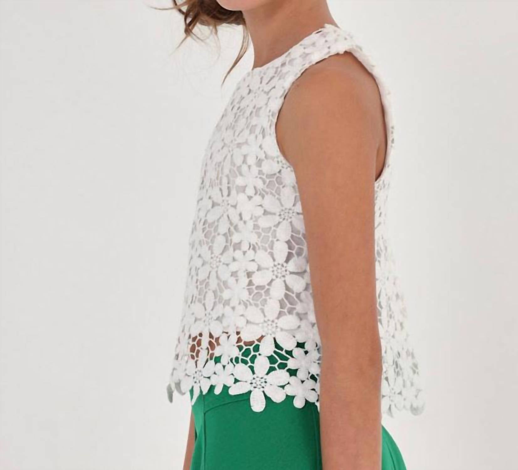 Mayoral - Floral Overlay Tank