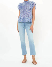 Oliphant - Pintuck Ruffle Top