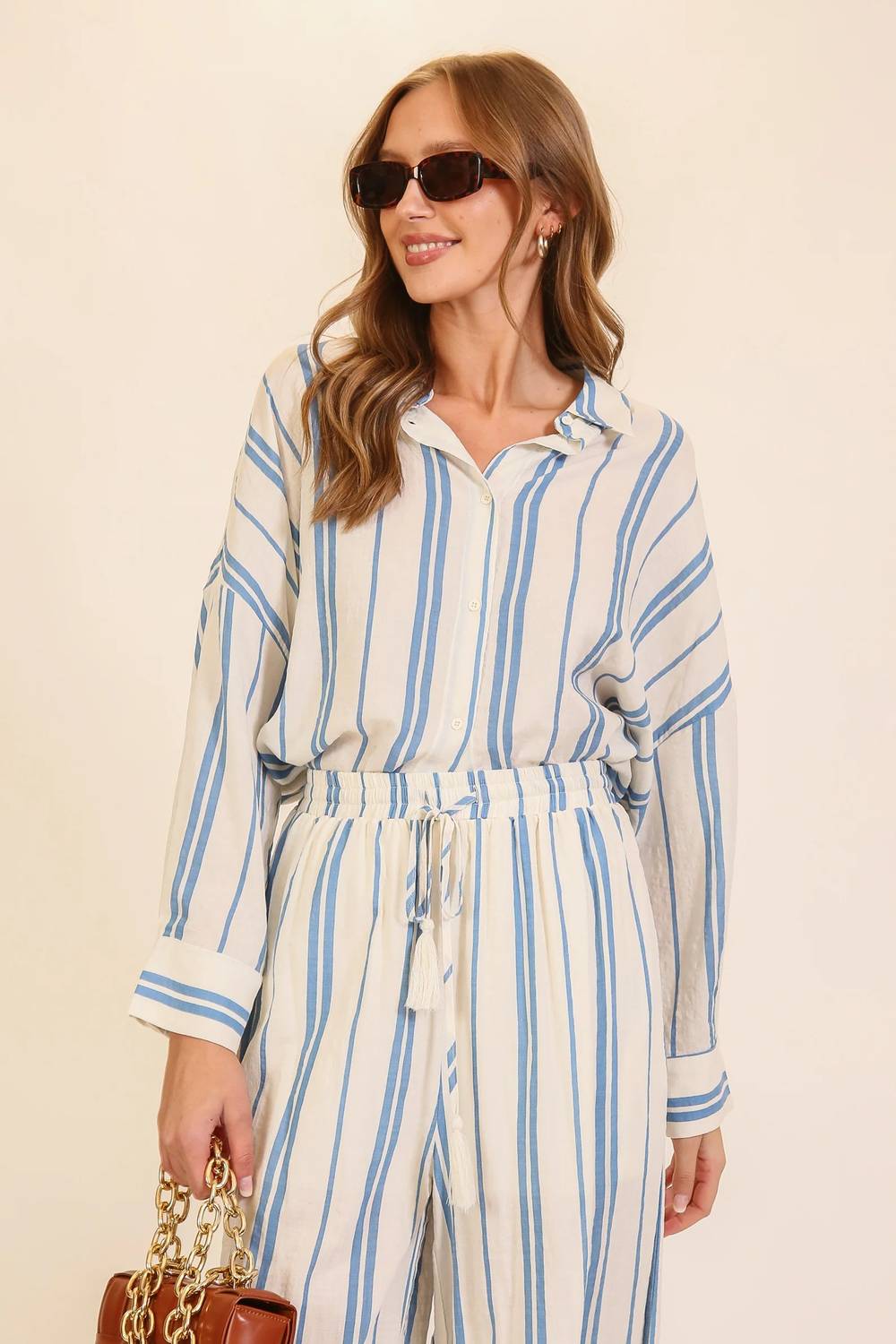 Lumiere - Striped Button-down Shirt