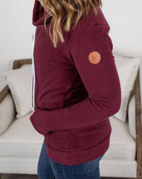 Michelle Mae - Cozy Cowl Neck Sweatshirt - Fall Colors