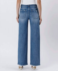 Vervet By Flying Monkey - Super High Rise Baggy Wide Jeans