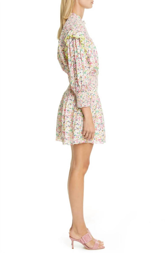 Tanya Taylor - Imogen Floral Long Sleeve Minidress