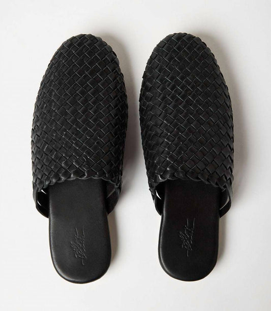 Village Thrive - Women's Braided Leather Mules