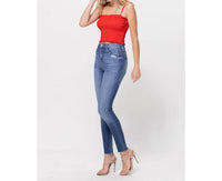 Cello - High Rise Ankle Skinny Jeans